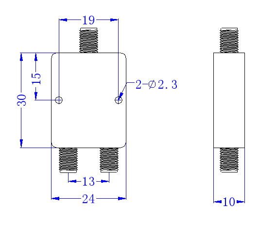 2-канальный делитель мощности 6-18 ГГц -tt