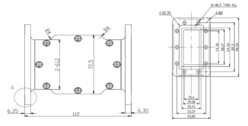 Полосовой фильтр 3.7-4.2 ГГц (1)